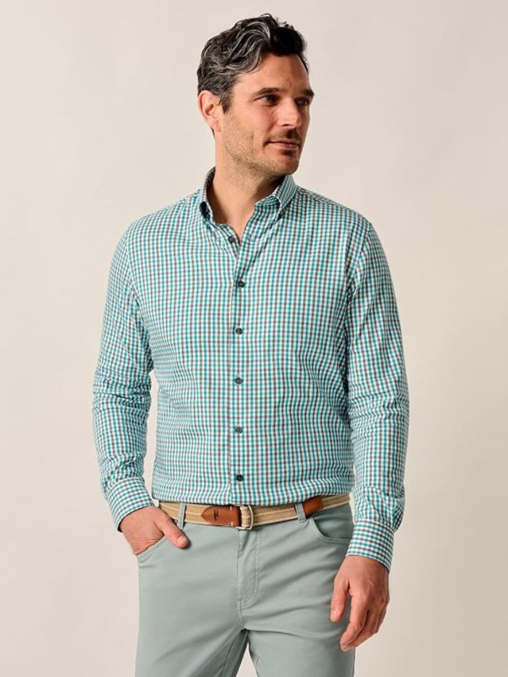 NWT johnnie-O Natural Performance Button Down Shirt - Kirtland XL